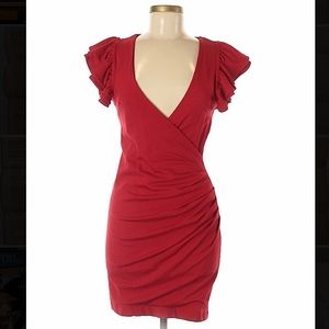 Red Bodycon Cocktail Dress